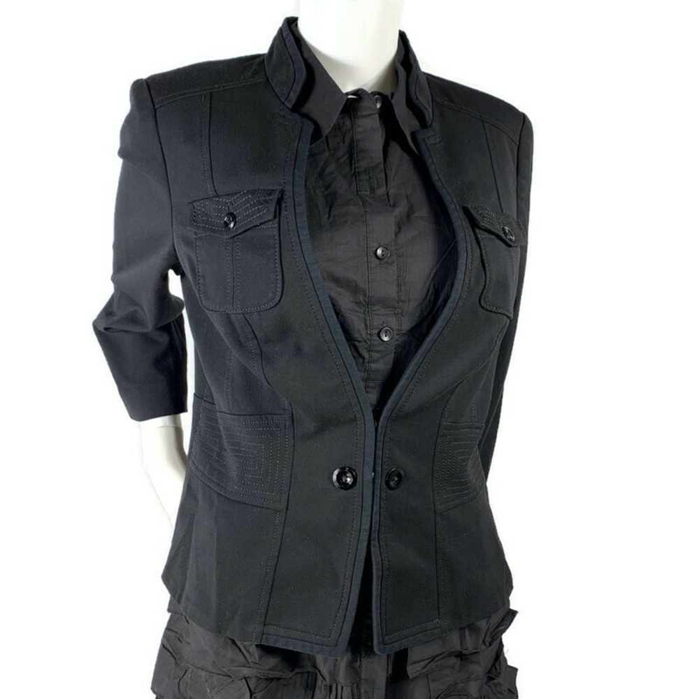 White Black Women’s Blazer Size 14
